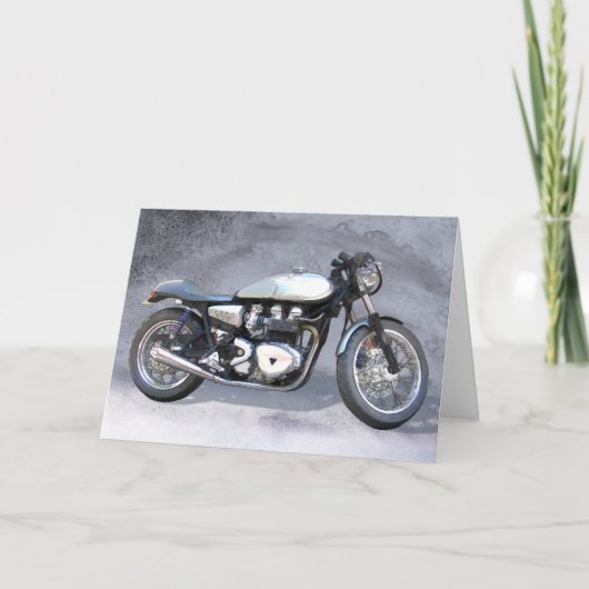 zilveren Waterverf Kaart (Voorkant)