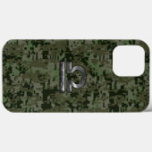 Zilveren Weegschaal Zodiac Groene Camo Case-Mate iPhone Case (Achterkant (horizontaal))