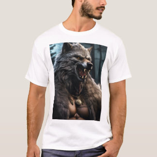Zilveren Weerwolf: belichaming van angst T-Shirt D