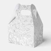 Zilveren werveling geschenkdoos bedankdoosjes (Achterkant)