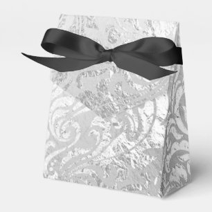 Zilveren werveling geschenkdoos bedankdoosjes