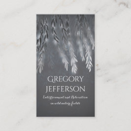 Zilveren  Willow Tree Branch String Light Visitekaartje