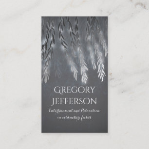 Zilveren  Willow Tree Branch String Light Visitekaartje