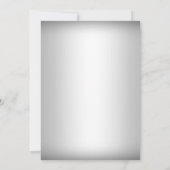 Zilveren Winter Bruiloft Uitnodiging Kristallen Sn (Achterkant)