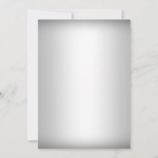 Zilveren Winter Bruiloft Uitnodiging Kristallen Sn (Achterkant)