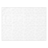 Zilveren winter sneeuwvlok eenvoudig minimalistisc tafelkleed (Voorkant (Horizontaal))