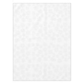 Zilveren winter sneeuwvlok eenvoudig minimalistisc tafelkleed (Voorkant)