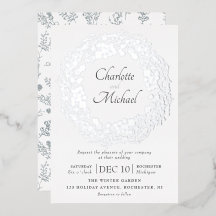 Zilveren winterbessen met folie voor de bruiloft