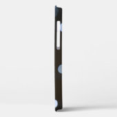 Zilveren, witte bokeh nacht achtergrond. Case-Mate iPhone case (Achterkant / Links)