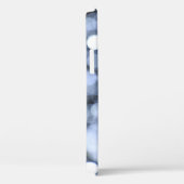 Zilveren, witte bokeh nacht achtergrond. Case-Mate iPhone case (Achterkant / Rechts)