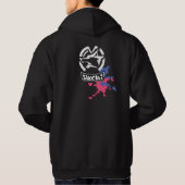 Zilveren Wolf - Honkai Star Rail Hoodie (Achterkant)