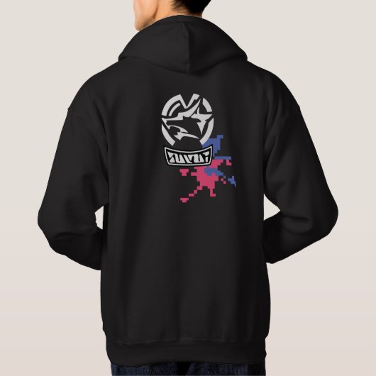 Zilveren Wolf - Honkai Star Rail Hoodie (Achterkant)