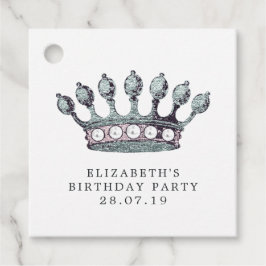 Zilveren Zee Zeemeermin Bedankjes Labels