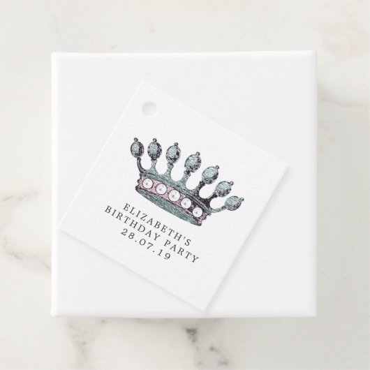 Zilveren Zee Zeemeermin Bedankjes Labels (In situ)