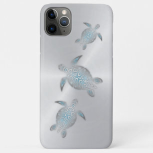 Zilveren Zeeschildpadden Zee Kust Case-Mate iPhone Case