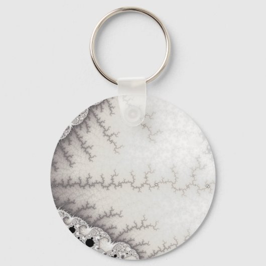 Zilveren Zigzag Sleutelhanger (Voorkant)