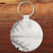 Zilveren Zigzag Sleutelhanger (Voorkant)