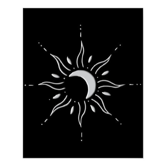 Zilveren Zon  Perfect Poster (Voorkant)