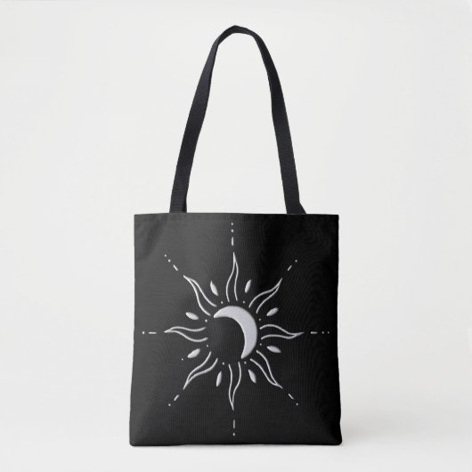 Zilveren Zon Tote Bag (Voorkant)