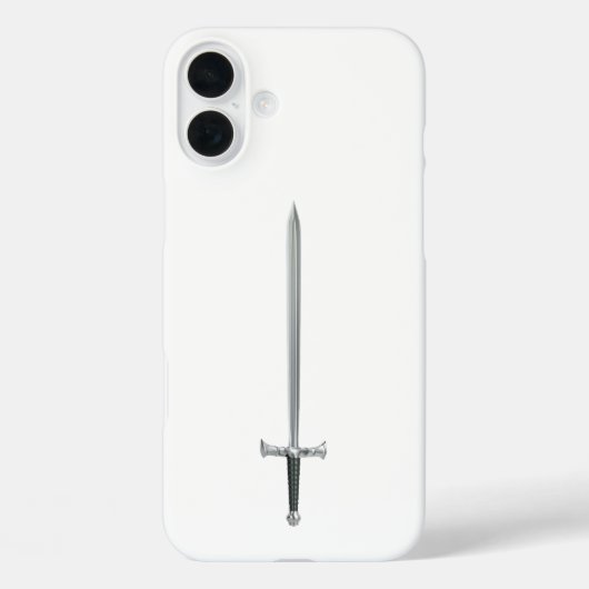 Zilveren zwaard Case-Mate iPhone case (Achterkant)