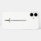 Zilveren zwaard Case-Mate iPhone case (Achterkant (horizontaal))