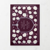 Zilveren Zwaard & Schild Middeleeuwse Fantasy Wedd Drieluik Uitnodiging (Cover)