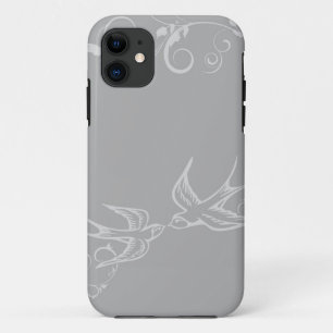 Zilveren Zwaluw iPhone Hoes