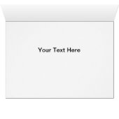 Zilveren zwanen met gele lint bedankkaart (Binnen Horizontaal (Onder))