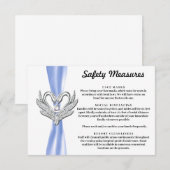 Zilveren Zwanen Veiligheidsmaatregelen van het Bla Informatiekaartje (Voorkant / Achterkant)