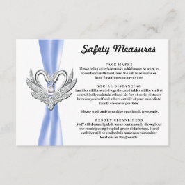 Zilveren Zwanen Veiligheidsmaatregelen van het Bla Informatiekaartje