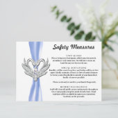 Zilveren Zwanen Veiligheidsmaatregelen van het Bla Informatiekaartje (Staand voorkant)