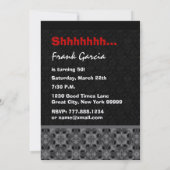 zilveren Zwart van de 50ste Partij van de Kaart (Achterkant)