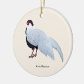 Zilverfazant ornament (Links)