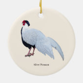 Zilverfazant ornament (Achterkant)