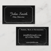  zilverfilm, onderdrukt visitekaartje (Voorkant / Achterkant)