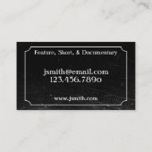  zilverfilm, onderdrukt visitekaartje (Achterkant)