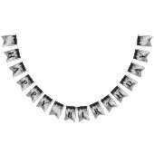 Zilverflesolie en zwarte druppelglitter Birthday Vlaggetjes (Alle)