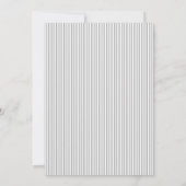 Zilverfolie Confetti Uitgestelde Datum Kaart (Achterkant)