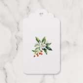 Zilverfolie kerstboom cadeau Labels (Achterkant)