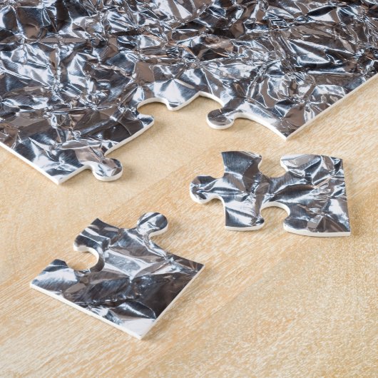 zilverfolie legpuzzel (Zijkant)