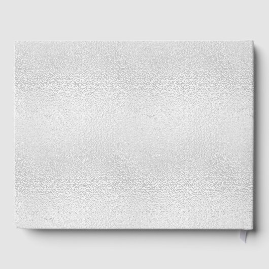 Zilverfoto's met elegante bruiloft gastenboek (Achterkant)