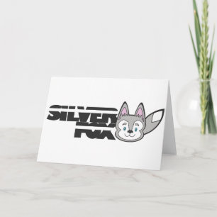 Zilverfox logo kaart