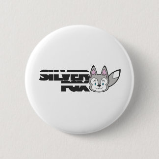 Zilverfox logo ronde button 5,7 cm
