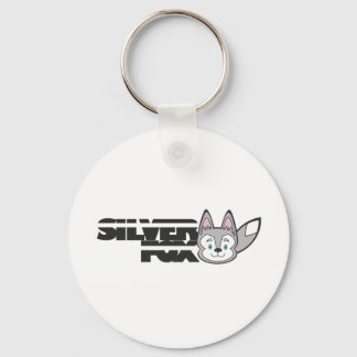 Zilverfox logo sleutelhanger