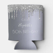 Zilvergalglitter 50 glazen glans blikjeskoeler (Achterkant)