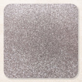 Zilverglitter Kartonnen Onderzetters (Voorkant)