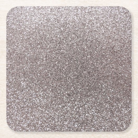 Zilverglitter Kartonnen Onderzetters (Voorkant)