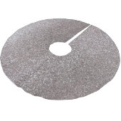 Zilverglitter Kerstboom Rok (Gekanteld)