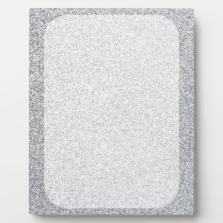 Zilverglitterblanco sjabloon fotoplaat