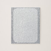 Zilverglitterblanco sjabloon legpuzzel (Verticaal)